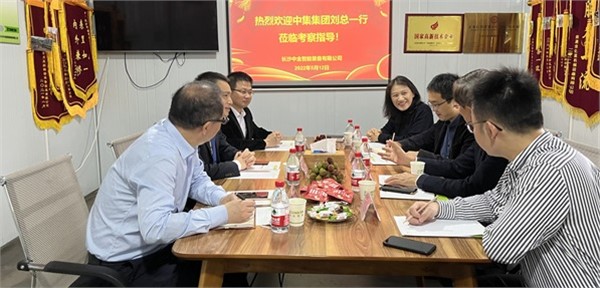 中集集團領(lǐng)導(dǎo)蒞臨考察中金裝備，尋求未來深化合作